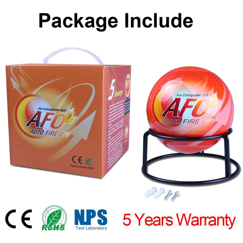 Fire Extinguisher Ball Automatic Dry Powder Car Fire Extinguisher For Cars Home Fire Suppression Device 0.5KG With Mount Bracket