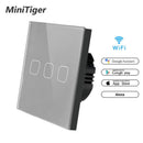 Touch Switch Smart Home Light Switch Wall Interruptor 1 Gang 1 Way Wifi Light Switch EU Standard Work with Alexa Google Home