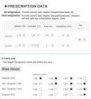 A Pair Of Optical Lens GREEN-EMI Prescription Aspheric Myopia Presbyopia Scratch-resistant 1.56 1.61 1.67 1.74 Index