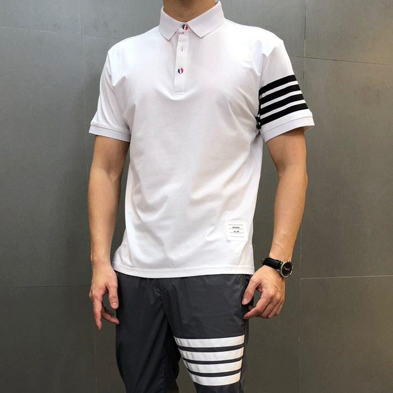 2020 Brand Polo Shirt Men's Summer Short Sleeve Plus Size Homme Clothing Casual Cotton Luxury Designer High Quality Fashion Tops