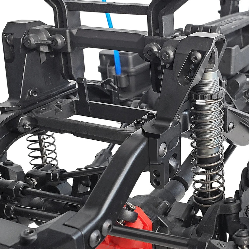 AXSPEED Aluminum Front&Rear Shock Towers with Adjustable Mount Shock Damper Towers Mount for TRX-4 1/10 RC Crawler Car