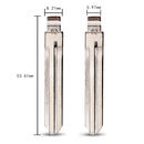KEYYOU For Toyota Corolla Camry Highlander Vios Scion TOY40/TOY41/TOY43/TOY47/TOY48 Flip Remote Key Blade Blank