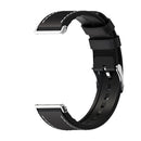 For Xiaomi Mi Watch Metal Strap With Connector Leather Watch Band Bracelet Perfect Match Silicone Replacement Accessories