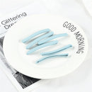 5Pcs/Set Candy Colors Hair Clips For Girls Women Simple Basic Sweet Hairpins Painted Colorful Matte Hair Accessories Barrette