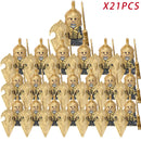 Classic Medieval Movie Elves Dwarf Warrior Iron Foot Dane leader of the Dwarfs Building Blocks LOTR Figures Toys For Children