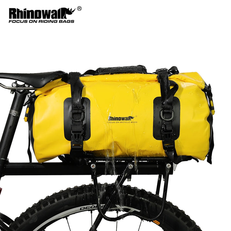 Rhinowalk Bike Bag 20-30L Waterproof Multi-Purpose Large Capacity Cycling Storage Receive Packages In Bicycle Parts