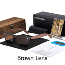 GM Walnut Wooden Sunglasses Women Brand Designer Retro Wood Sun Glasses For Men Mirror Shades Fashion Oculos Gafas De Sol