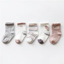 5Pairs/lot Newborn Baby Socks Cotton Baby Socks for Girls Autumn Winter Toddler Baby Boy Socks Infant Baby Boys Clothes