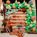 50/100pcs Jungle Safari Dark Green Balloon Garland Kit Balloons Baby Shower Toys Wedding Party Diy Balloons Birthday Decoration