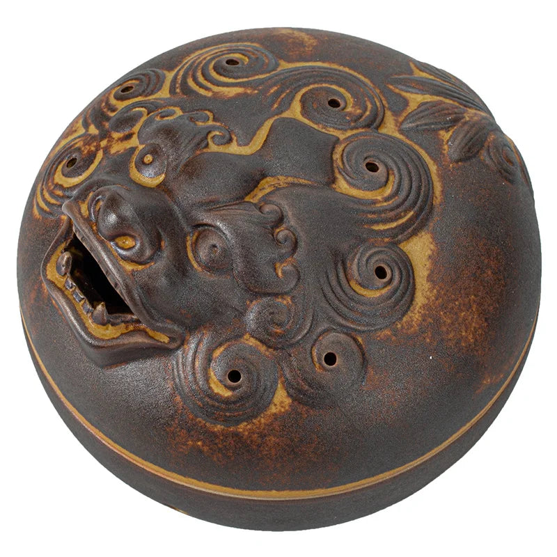 Retro Fabulous Wild Beast Incense Burners Dragon Incense Holder Incense Burner Sandalwood Censer Home Decor Decoration Craft