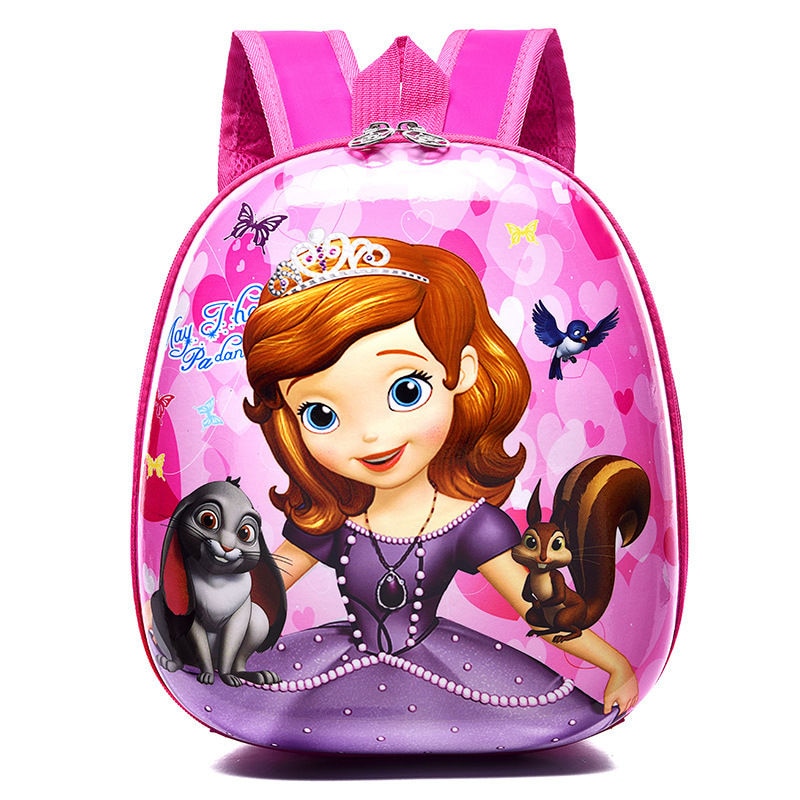 Disney Children bag for school shell princess backpack children kindergarten cartoon schoolbag girl boy backpack Frozen Elsa