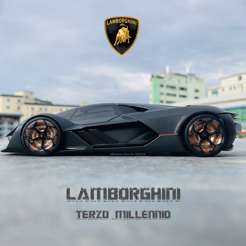 Bburago 1:24 Lamborghini Third Age Concept Terzo Millennio Car gift simulation alloy car collection toy