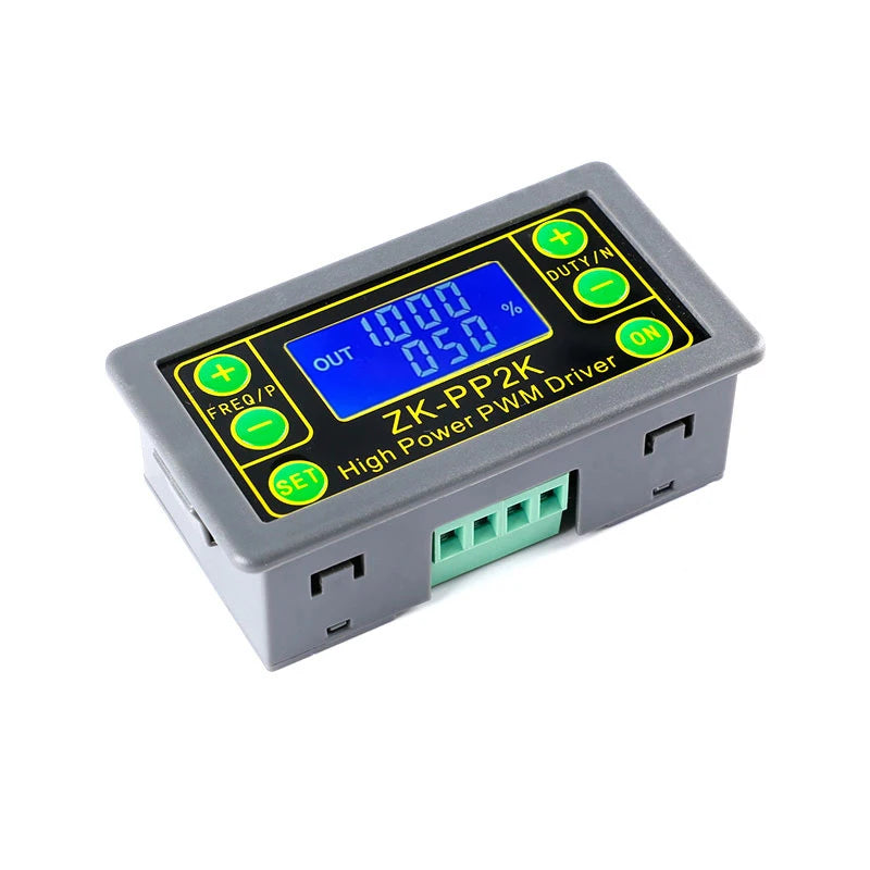 ZK-PP2K PWM DC 3.3~30V 12V 24V Motor Speed Controller regulator 8A 150W Adjustable LED Dimmer Pulse Frequency Duty Ratio