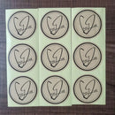 Custom Logo Stickers And Customisable Labels/Wedding sticker 3-7cm Design Own Business baking gift stickers