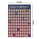 Decoration Home Top 100 Anime Scratch Off Poster Anime Bucket List Premium and Artistic Icons Great Gift For Anime Enthusiasts