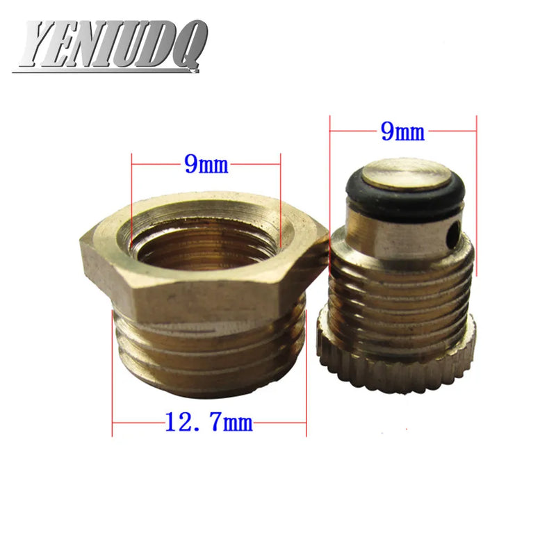 1/4 3/8 1/2  Brass Drain Valve Air Compressor Drain Valve  For Air Compressor Tank Replacement Part Long Service Life