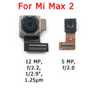 Original Front and Rear Back Camera For Xiaomi Mi Max 2 3 Max2 Max3 Main Facing Camera Module Flex Cable Replacement Spare Parts