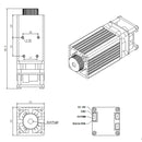 LASER TREE 10W 5W 4W Laser Module, 450nm TTL Blue Light Laser Head for Laser Engraving Wood DIY Creation Tool