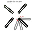 DL-AC100 VESA200 to 400X400 10-55" lcd tv mount  adaptor monitor support extension pad tablet bracketv clamp Adaptor