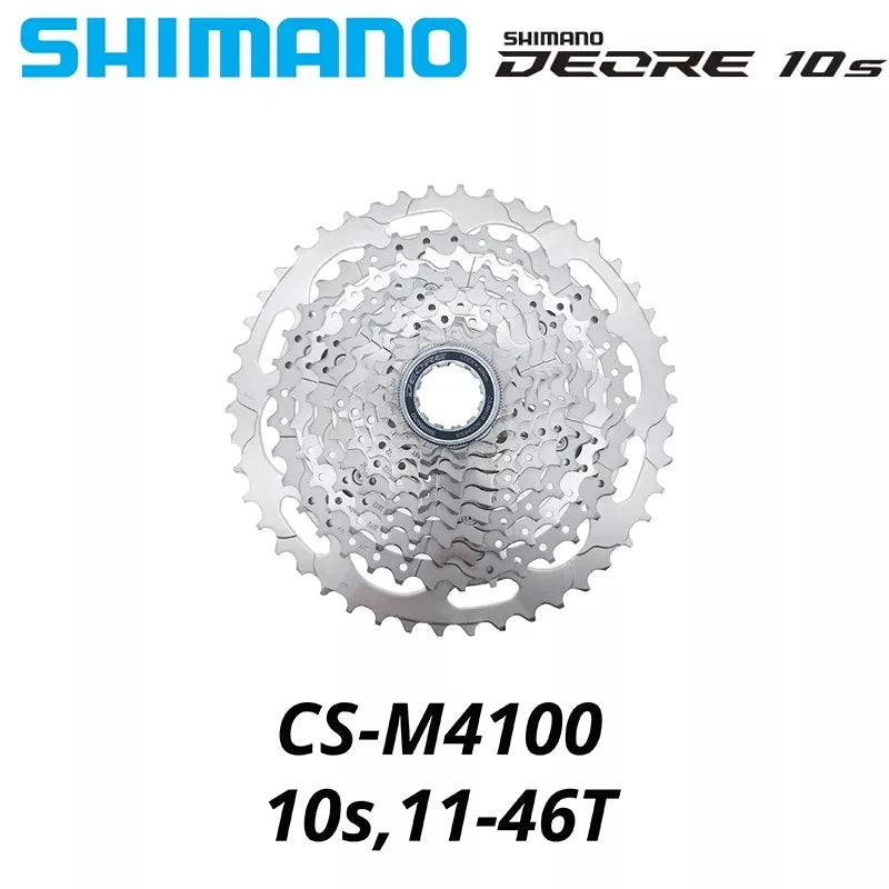 Shimano Deore 10 Speed Bike Cassette M6000 M4100 HG50 CS-M4100 10S 10V SLX XT MTB Mountain Bicycle Freewheel HG500 for Road Bike