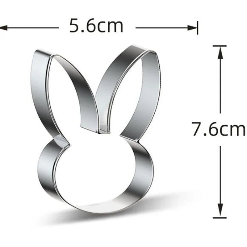 Easter chicken sheep rabbit egg butterfly metal cookie cutters party Biscuit mold fondant cake Pastry decor cupcake topper