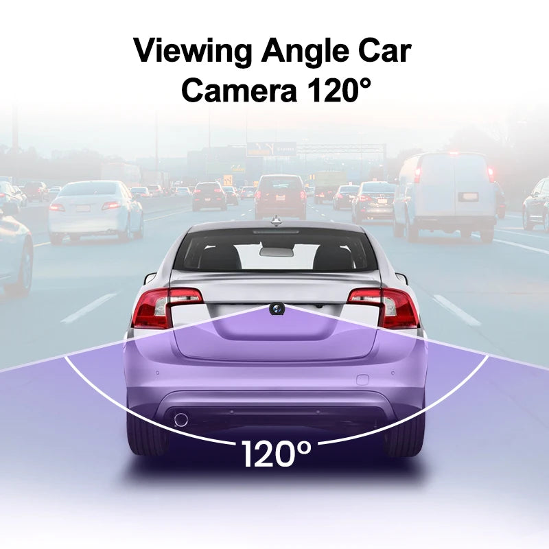 Car Rearview Camera 480P Resolution WaterProof 120°Wide-Angle Reverse Backup Parking Camera for Junsun DVD Car Accessories