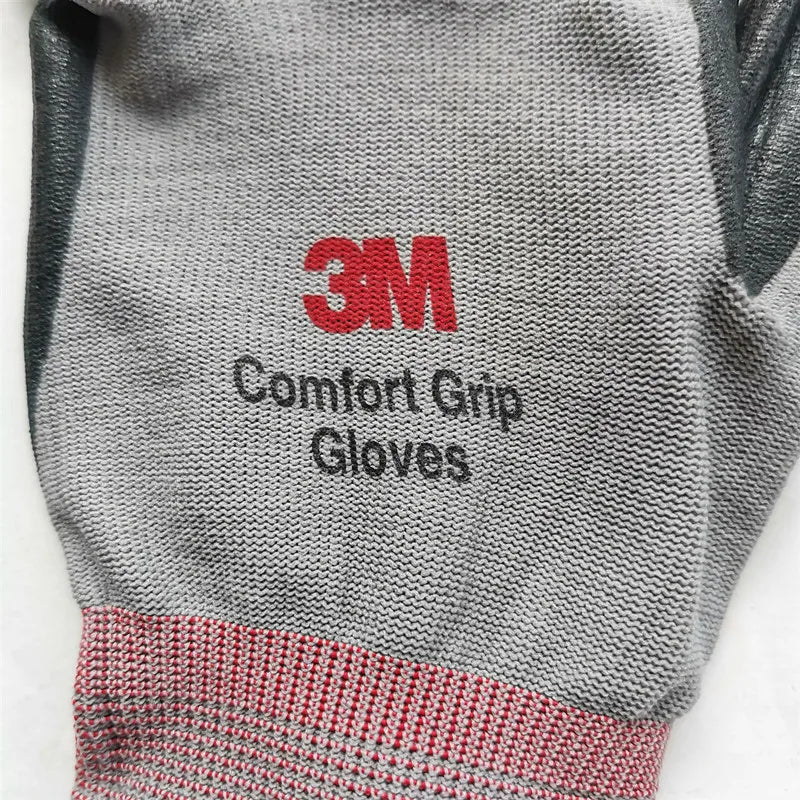 3M Work Gloves Comfort Grip wear-resistant Slip-resistant Gloves Anti-labor Safety Gloves Nitrile Rubber Gloves