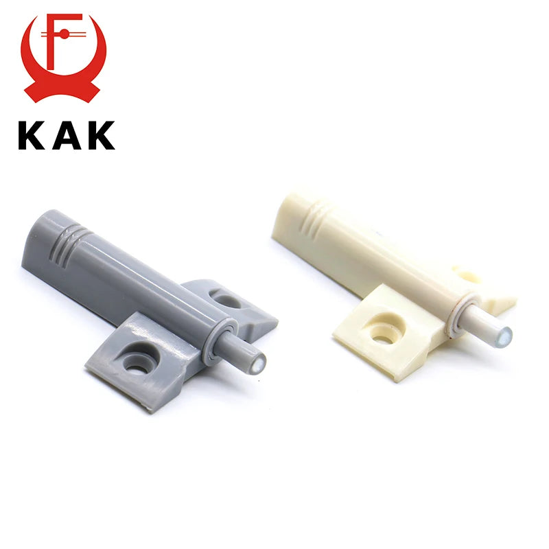 KAK High Quality 10Set/Lot Gray White Kitchen Cabinet Door Stop Drawer Soft Quiet Close Closer Damper Buffers With Screws