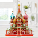 Piececool 3D Metal Puzzle Model Building Kits-Saint Basil's Cathedral Jigsaw Toy ,Christmas Birthday Gifts for Adults