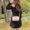 Fashion Chain Ladies Crossbody Bag Lingge Embroidery Small Messenger Bag for Women Camera Female Shoulder Bag Phone Purse Clutch