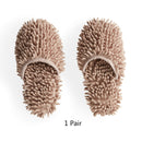 Household Chenille Sucking Water Anti-skid Lazy People Wipe Floor Slippers Home Cleaning Cloth Sweep Clean Rag Export To Japan
