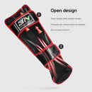 BNPRO Youth/Adult MMA Boxing Shin Guards Kickboxing Ankle Support Equipment Karate Protectors Sanda Muay Thai Leggings