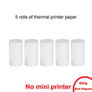 Mini Printer, Portable Thermal Photo Printer, Inkless Sticker Maker Machine for Notes, Photos, Stickers, Labels