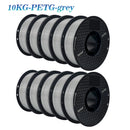 10KG 1.75mm PETG Filament Tangle-Free, High Quality 3D Printing Eco-friendly Plastic Consumables 22LBS, vacuum packaging 3D Prin