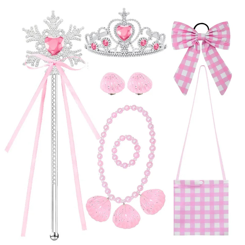 Girls Costume Top+Trousers Kids Halloween Cospaly Princess Christmas Bowknot Fantasy Pageant Disguise Children Clothes