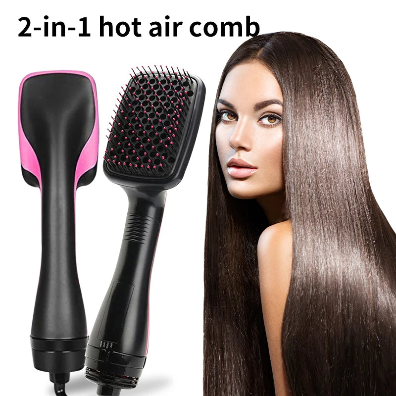 Professional Salon&Household One-Step Hair Dryer And Hot Air Brush Electric Fast Heating  Blow Dryer Brush Straightening Comb