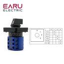 LW26-20 Electric 2/3/4/6/7 Position Silver Contact 20A 660V 3 Poles Control Universal Rotary Changeover Cam Switch LW28-20