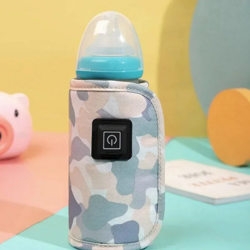 USB Milk Water Warmer Travel Stroller Insulated Bag Baby Nursing Bottle Heater Supplies for Outdoor botella de agua para niños