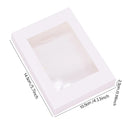 6Pcs Black/White Kraft Paper DIY Gift Box With Window Wedding Birthday Party Decoration Cake Packaging Box Event Party Gift Case