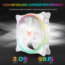 COOLMOON Computer Case 120mm Fan 5V 3 Pin ARGB Cooling Ventilado 12V 4 Pin PWM Computer Chassis Fans Ventilador 12cm Aura Sync