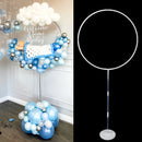 1/2set Round Balloons Stand Holder Plastic Balloon Arch Hoop wreath Ring Birthday Wedding Party Baby Shower Balloon Decorations