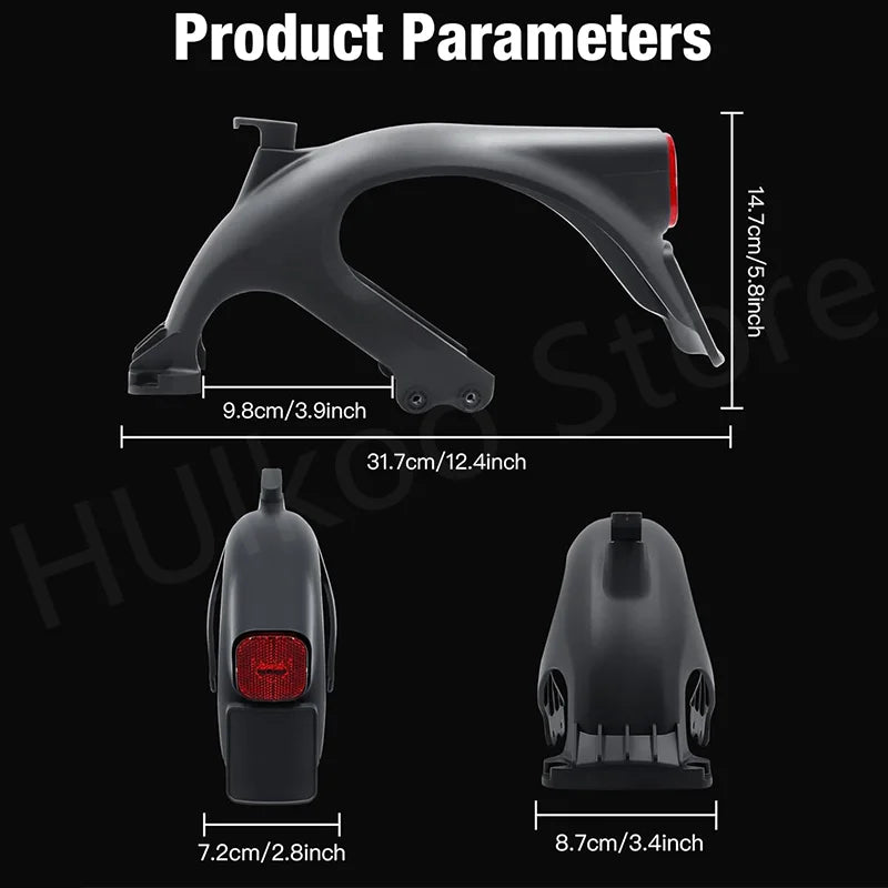 Original Mudguard for Ninebot By Segway Max G2 G65 Electric Scooter Rear Fender With Taillight Kickscooter Accessories