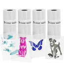 Mini Thermal Transparent Sticky Color On Clear Self-Adhesive Paper 57x25mm Used For Micro Thermal Printer Photo Printing Paper