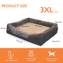 Large Dog Bed Soft Comfortable Anti Allergy Warm Fleece Removable Washable Cover Pet Bed Waterproof