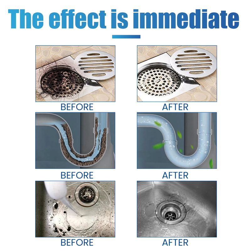 Dredging agent Effervescent tablets Bathroom kitchen sink drain cleaner Effervescent tablets drain dredge for bathroom, toilet