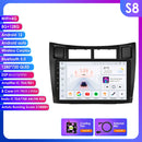 Hizpo 2Din 9inch CarPlay Android Auto Car Radio for Toyota Yaris 2005 - 2012 Navigation GPS RDS DSP BT 4G SWC UI7862 Headunit