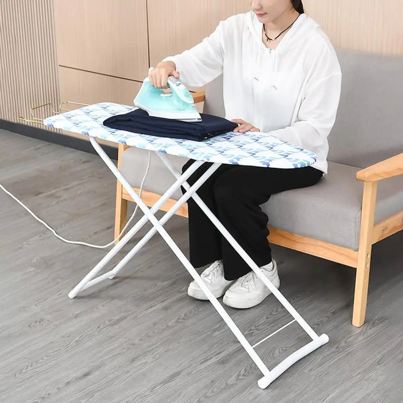 42 inch Full-Size Foldable Ironing Board, Foldable Household Ironing Board, Extended Ironing Board Outside with Heat-Resistant C