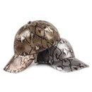 Adjustable Snake Skin Print Baseball Cap High Quality Dad Trucker Hat Men Women Anti-sun Visor Sun Caps Hip Hop Gorras Unisex