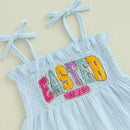 Adorable Baby Girl Spring Outfits Floral Print Ruffle Sleeve Top with Bowknot Shorts 2 Piece Set for Easter