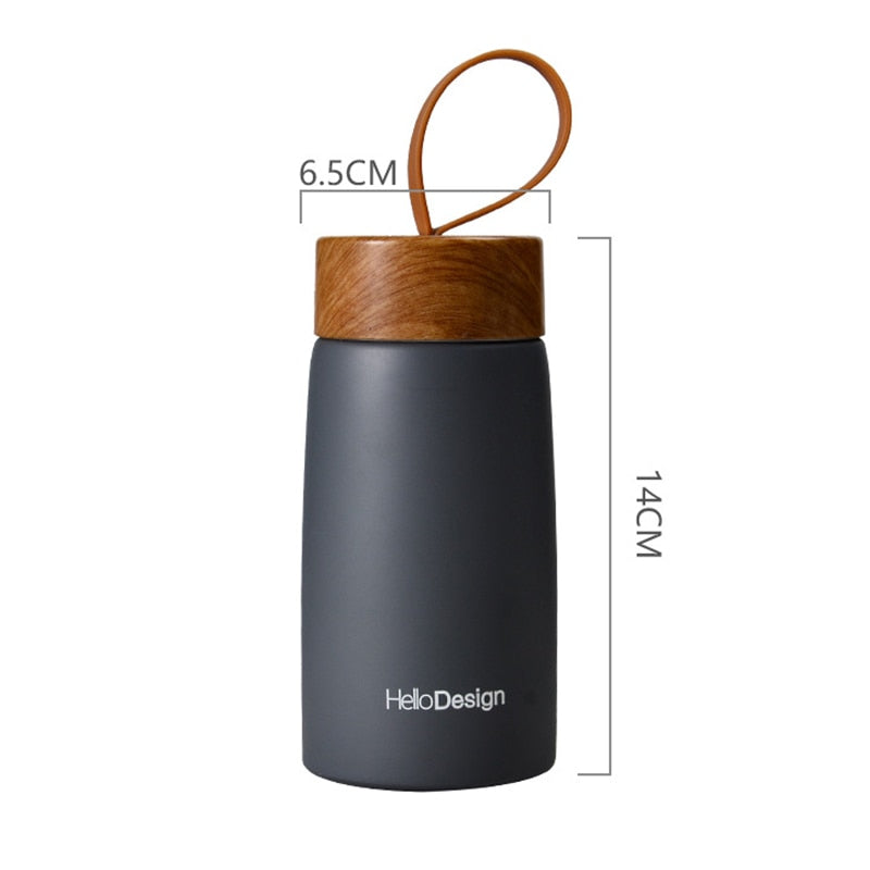 Insulated Coffee Mug 304 Stainless Steel Tumbler Water Thermos Vacuum Flask Mini Water Bottle Portable Travel Mug Thermal Cup